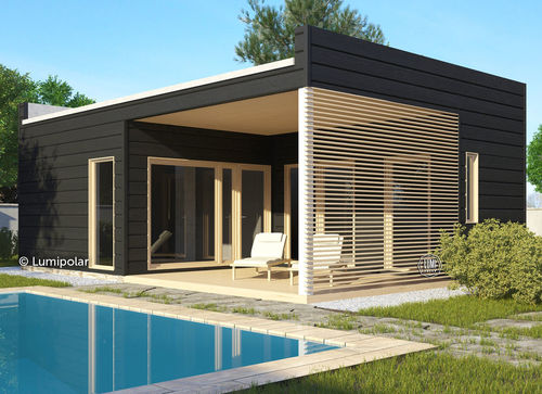 Edificio prefabbricato - ARBOR SAUNA 40 - Lumi Polar - in legno lamellare / struttura in legno / per struttura sanitaria