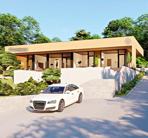 Casa tipo - CREDO 210 - Lumi Polar - ecologica / a risparmio energetico / contemporanea