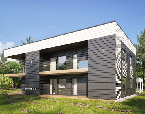 Casa tipo - IMPULSE 618 - Lumi Polar - ecologica / a risparmio energetico / contemporanea