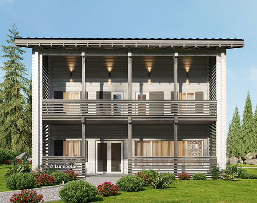 Casa tipo - KELLYWOOD 238 - Lumi Polar - ecologica / a risparmio energetico / contemporanea