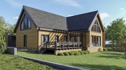 Casa tipo - KAVERI - Lumi Polar - modulare / contemporanea / con terrazza