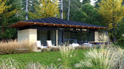 Casa prefabbricata - Neo Glim 45 - Lumi Polar - ecologica / a risparmio energetico / contemporanea