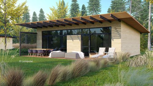 Casa prefabbricata - Neo Bang 80 - Lumi Polar - ecologica / a risparmio energetico / contemporanea