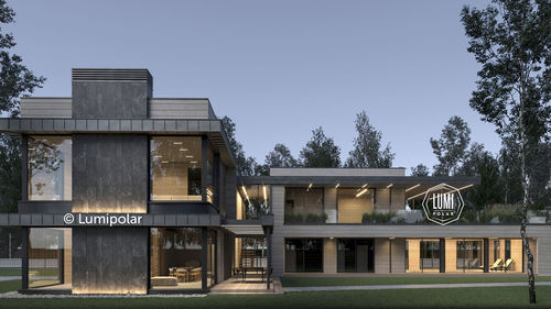 Casa tipo - RESIDENCE 533 - Lumi Polar - moderna / a legna