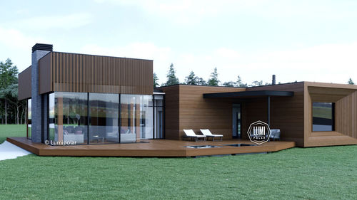 Sauna per uso residenziale - SALVADOR 162 - Lumi Polar - in legno / da interno