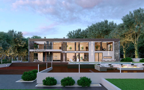 Casa tipo - EXTRAVAGANT 364 - Lumi Polar - moderna / con struttura in legno / per uso residenziale
