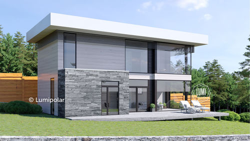 Casa tipo - STEP 154 - Lumi Polar - moderna / contemporanea / minimalista