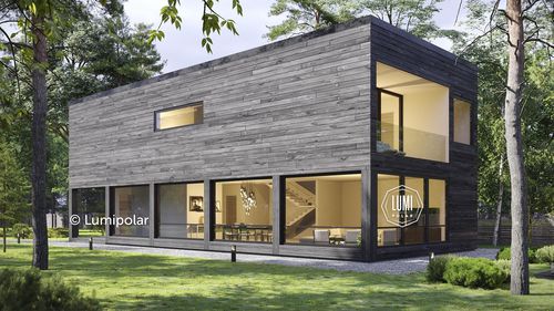 Casa tipo - BASTA 323 - Lumi Polar - moderna / contemporanea / minimalista