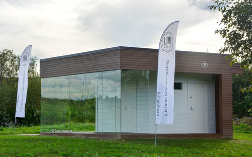 Sauna per uso residenziale - RAEVO GOLF 17 - Lumi Polar - contract / in legno