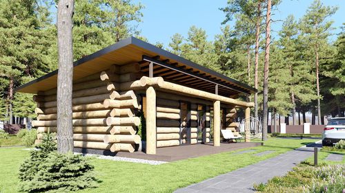 Sauna per uso residenziale - ALTAI - Lumi Polar - contract / in legno / per esterni