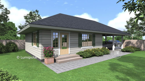 Casa prefabbricata - BARONESS 63 - Lumi Polar - modulare / contemporanea / a un piano