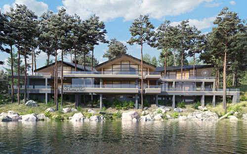 Casa prefabbricata - ALBATROSS 1 963 - Lumi Polar - contemporanea / individuale / in legno