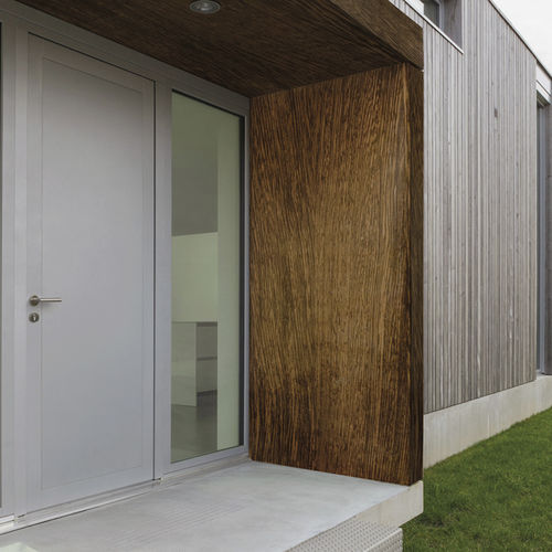 Lamiera metallica decorativa - COLOFER® VARIO WENGE - voestalpine - piatta / in acciaio / in pannelli