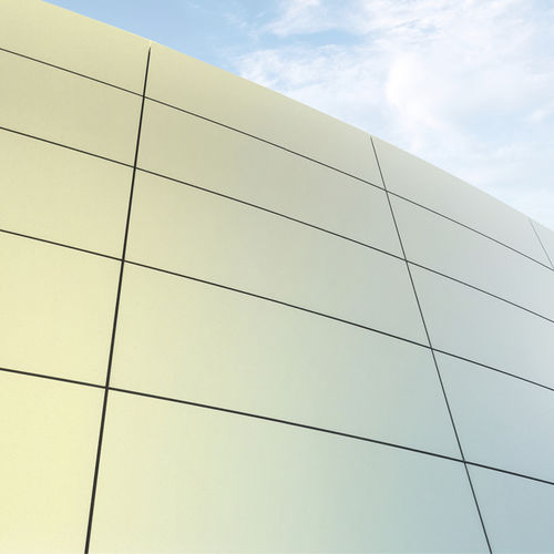 Rivestimento di facciata in metallo - COLOFER® VARIO IRIDESCENT - voestalpine - di lunga durata / liscio / riflettente