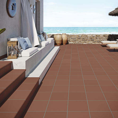 Piastrella in ceramica - CATÍ - Exagres - finitura naturale / rustica / per bagnasciuga di piscina