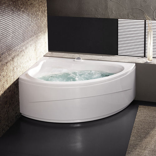 Vasca da bagno d'angolo - LIKA - Aquaestil plus - in acrilico / idromassaggio / termale