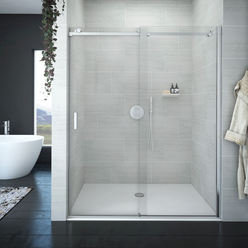 Parete doccia scorrevole - ARTEGO D FOR NICHE - Aquaestil plus - a nicchia / in vetro temprato / contract
