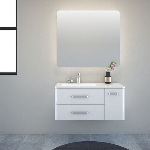 Mobile lavabo doppio - CHARM - Aquaestil plus - sospeso / in MDF / in metallo