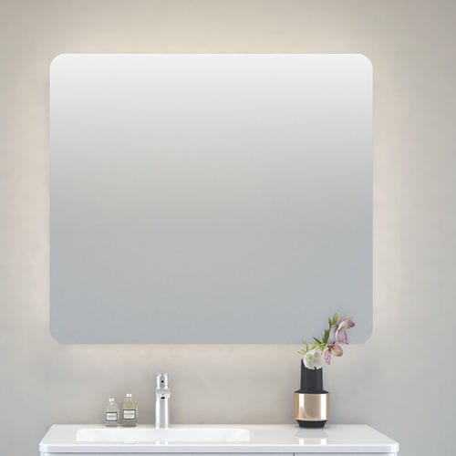 Specchio da bagno a muro - CHARM - Aquaestil plus - contemporaneo / rettangolare / luminoso