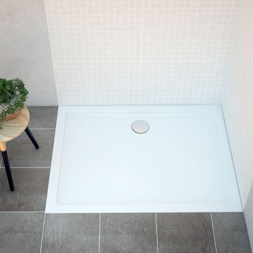 Piatto doccia rettangolare - SIENA - Aquaestil plus - da appoggio / in ghisa / in acrilico