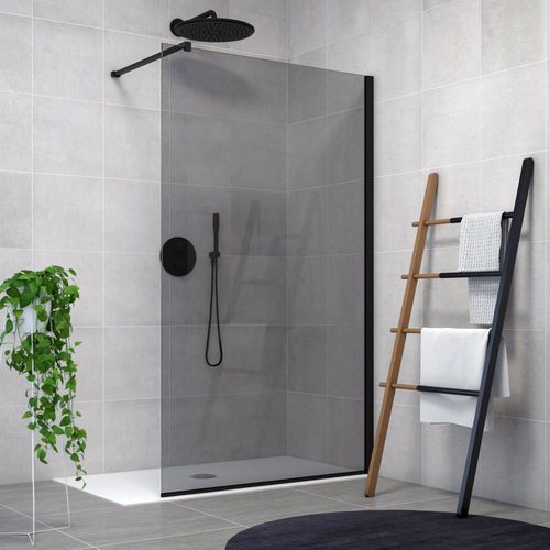Parete doccia fissa - ZENITH WALL - Aquaestil plus - d'angolo / in vetro temprato / in vetro fumè
