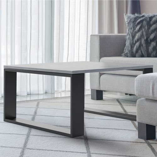 Tavolino basso contemporaneo - CREATIV - Modern Line - in legno / in acciaio con rivestimento a polvere / in calcestruzzo