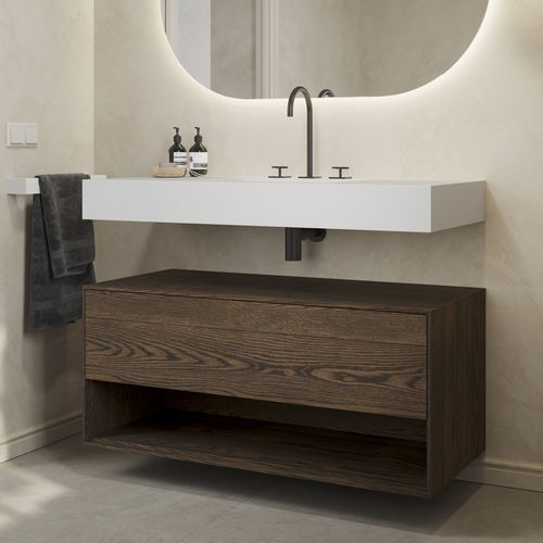 Mobile da bagno moderno - ATHENA EDGE - Riluxa - per uso residenziale / contract / in rovere