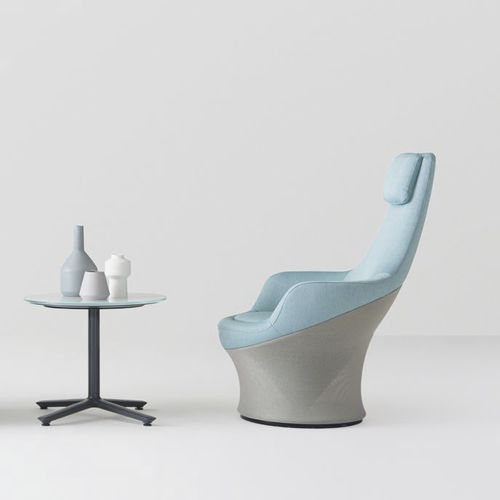Poltrona contemporanea - DUAL - STUDIO TK - in tessuto / a schienale alto / con poggiatesta