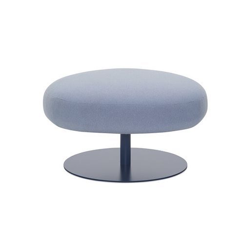 Pouf contemporaneo - Libelle - STUDIO TK - in tessuto / tondo / imbottito