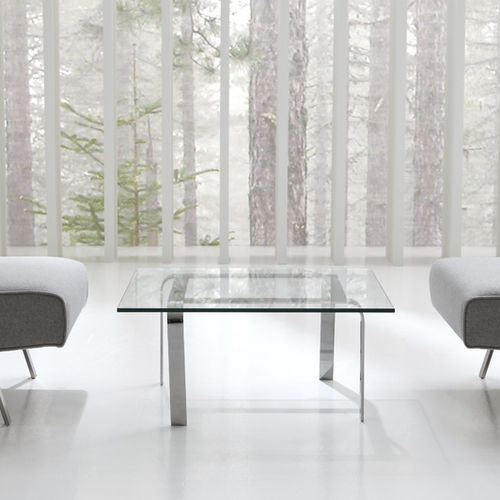 Tavolino basso contemporaneo - SPECTRUM - STUDIO TK - in vetro / in marmo / in Solid Surface