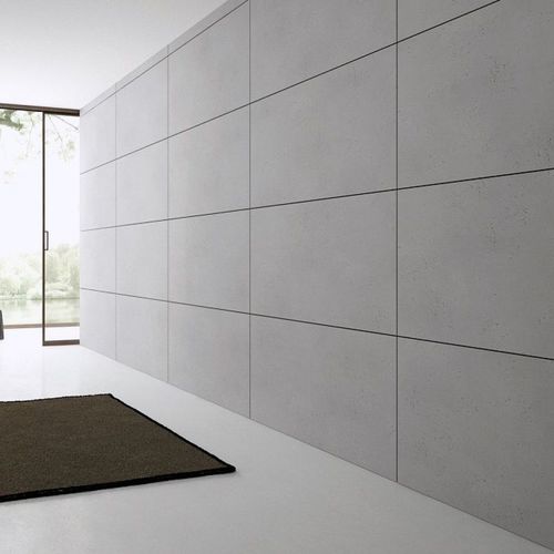 Pannello decorativo da parete - BRAVO PB 00 B - vhct - ignifugo / in calcestruzzo / liscio
