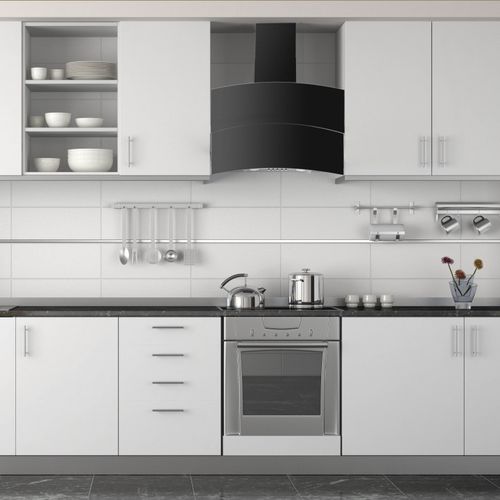 Cappa a muro - LA-60-HUBBLE - Luxair Cooker Hoods Kitchen Extractors - con illuminazione integrata / design originale