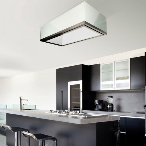 Cappa a isola - LA-120-LUMEN - Luxair Cooker Hoods Kitchen Extractors - con illuminazione integrata / design originale