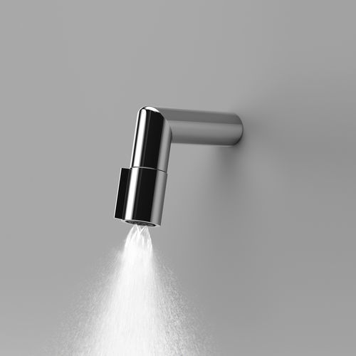 Miscelatore per lavabo - Design Line - Swiss Eco Line - da parete / in metallo cromato / da interno