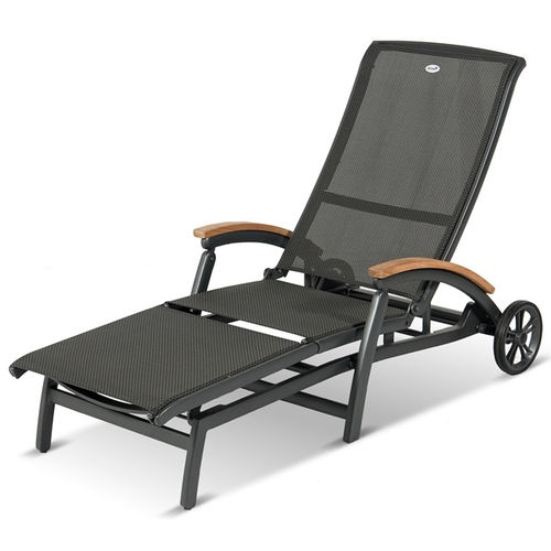 Lettino prendisole classico - DA VINCI - Hartman Outdoor Products BV - in teak / in alluminio / da giardino