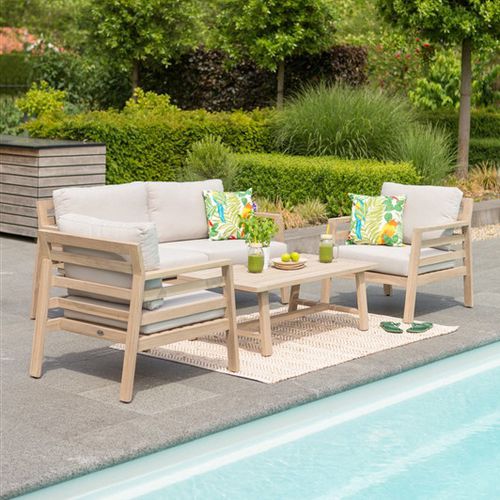 Poltrona contemporanea - BOA VISTA - Hartman Outdoor Products BV - in tessuto / in teak / da giardino