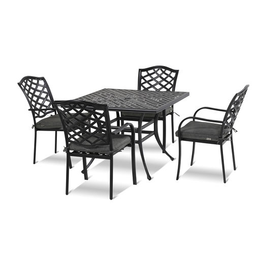 Set tavolo e sedia contemporaneo - BERKELEY - Hartman Outdoor Products BV - da giardino / in alluminio / per uso residenziale