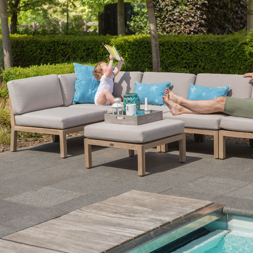 Divano modulare - SAO LUIS - Hartman Outdoor Products BV - contemporaneo / da giardino / grigio