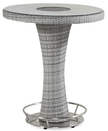 Tavolo alto contemporaneo - MONTEGO - Hartman Outdoor Products BV - in vimini / rotondo / per uso residenziale