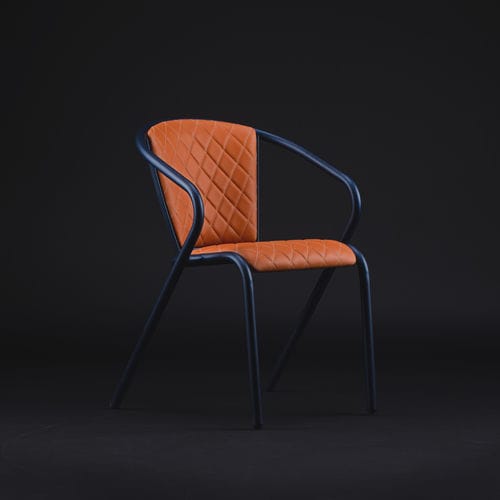 Sedia contemporanea - BICAchair XL GENTS - BICA chair - da interno / in pelle / con supporto in acciaio