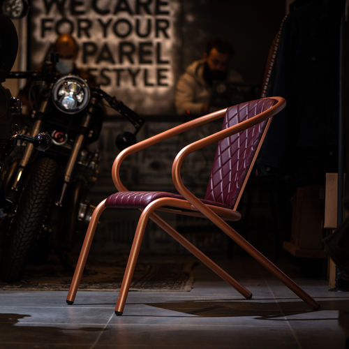 Poltrona contemporanea - BICAlounge &amp; BICAchair GENTS - BICA chair - in pelle / imbottita / colore personalizzabile