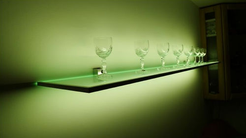 Mensola - Futuro Lighting - contemporaneo / in metallo / in vetro