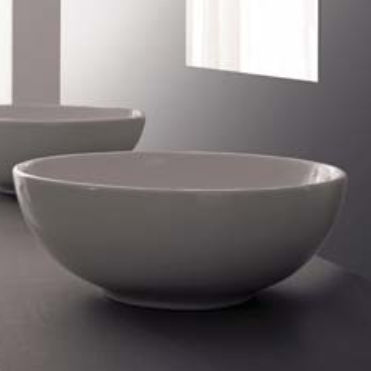Lavabo da appoggio - SFERA - IOTTI BY MENOZZI - in ceramica / rotondo / contemporaneo