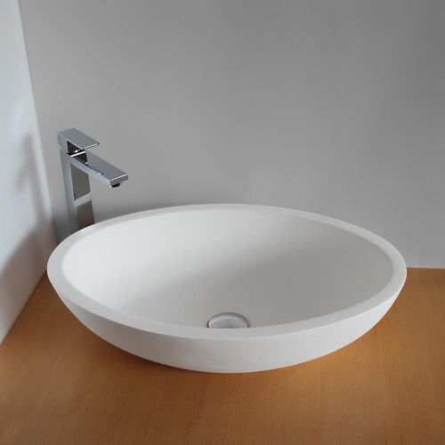 Lavabo da appoggio - ELLIO - STANO - in Corian® / ovale / contemporaneo