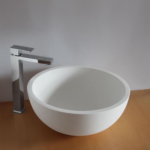 Lavabo da appoggio - ROTONDO - STANO - in Corian® / rotondo / contemporaneo