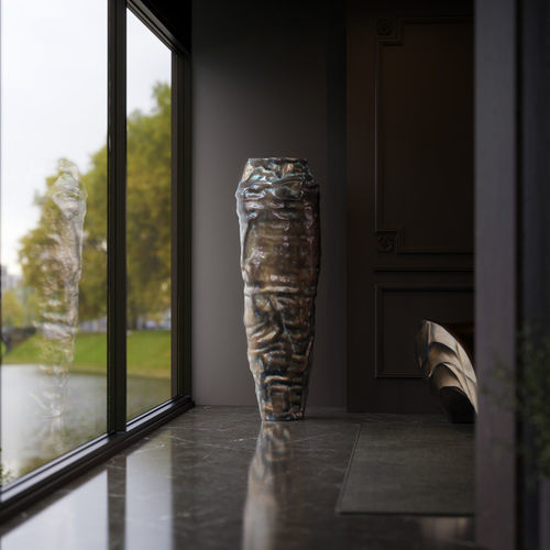 Vaso contemporaneo - ARGUS - KARPA - in resina / in fibra di vetro / da pavimento