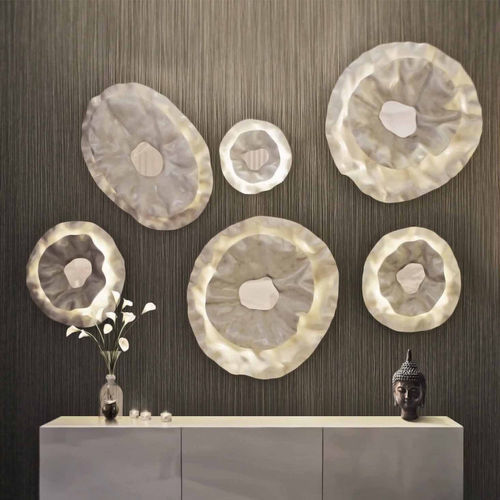 Applique design originale - NENÚFARES - KARPA - da interno / in resina / in fibra di vetro