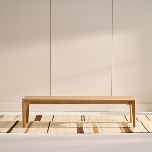 Panca contemporanea - C111  - KASTELLA - in rovere / in acero / in noce americano