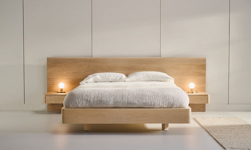 Letto matrimoniale - B108  - KASTELLA - contemporaneo / con testiera / con comodini
