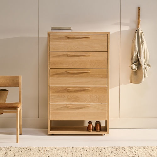 Cassettone alto - S107 - KASTELLA - contemporaneo / in acero / in noce americano